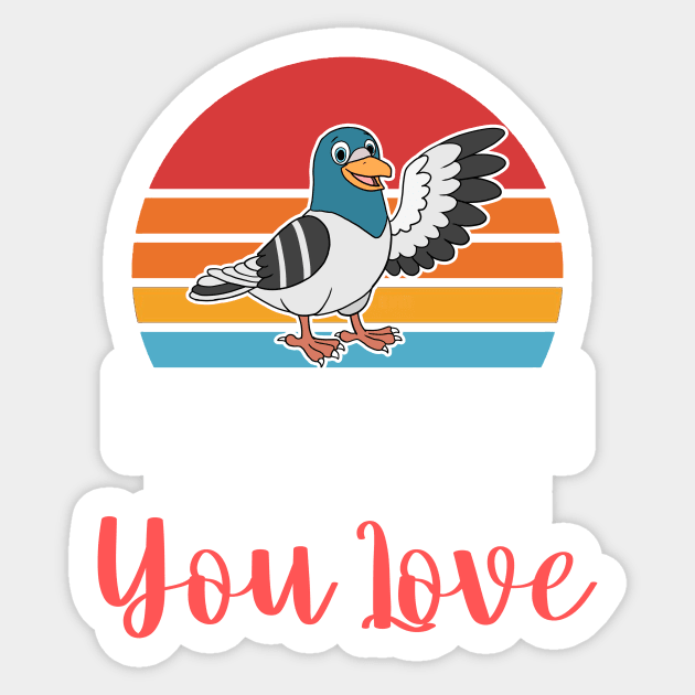 I Will Poop On Everything You Love Funny Bird Gift Sticker by Mesyo